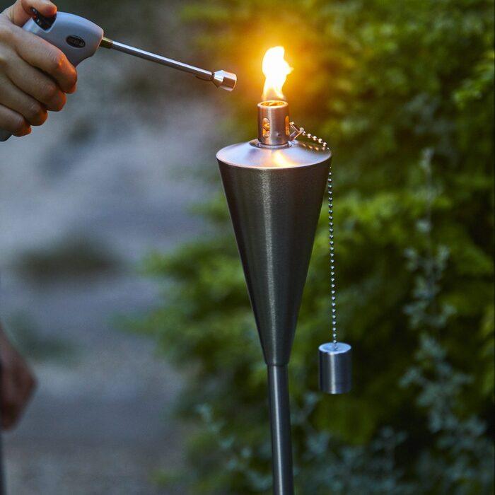 ガーデントーチ ポータブル 松明 たいまつ トーチ ライト 照明 オイルトーチ 炎 組み立て式 a+design |  | 04