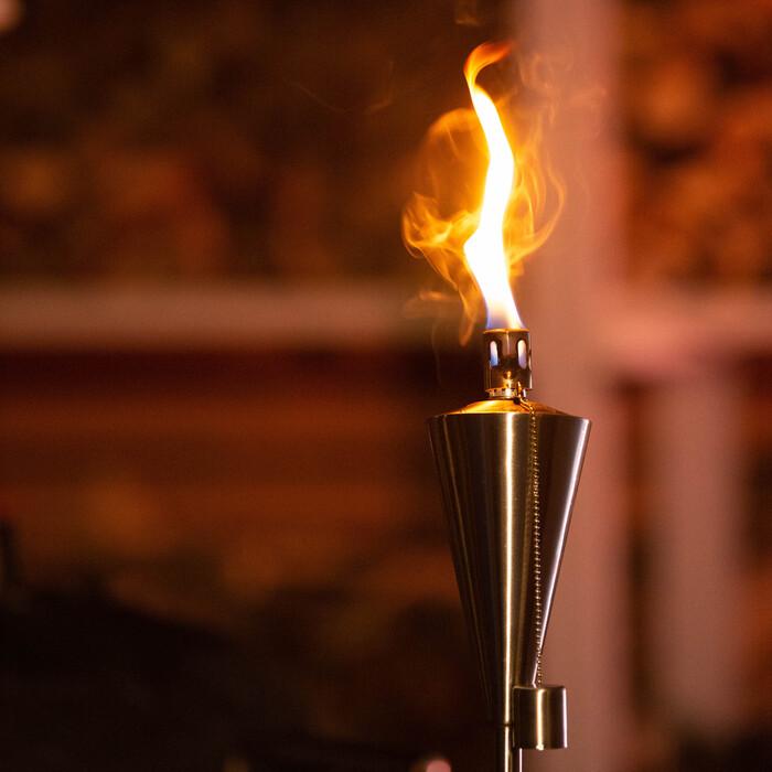 ガーデントーチ ポータブル 松明 たいまつ トーチ ライト 照明 オイルトーチ 炎 組み立て式 a+design |  | 05