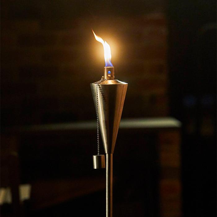 ガーデントーチ ポータブル 松明 たいまつ トーチ ライト 照明 オイルトーチ 炎 組み立て式 a+design |  | 09