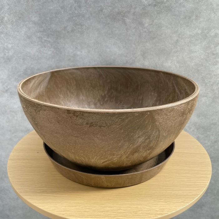 KONTON 植木鉢 大型 アートストーン ボール L φ31 おしゃれ