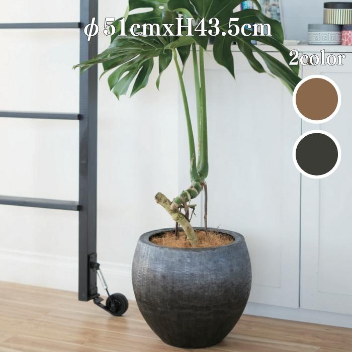 金メタリック　植木鉢　03 金メタリック植木鉢03