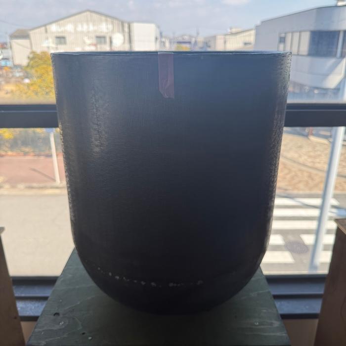 鉢カバー おしゃれ 高級 アンワール カーフ 13号 11号 アルミ製 ゴールド ブラック 室内 北欧 観葉植物 大型 丸型 KONTONの画像