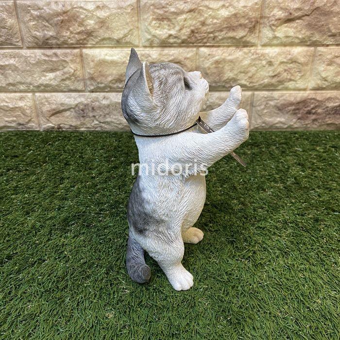 ベニーズキャット 窓の外を眺めてます（サバ白 子）猫 かわいい置物 おしゃれなアニマルオブジェ インテリア ネコ  玄関 庭 |  | 07