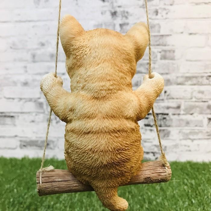 ベニーズキャット ブランコ 茶トラ白 猫 置物 可愛い リアル アニマルオブジェ インテリア かわいいネコ 動物 子猫 ガーデンオーナメント 玄関先 庭 雑貨 Bennyscat Qy123y ミドリスークラピアと雑草対策ー 通販 Yahoo ショッピング