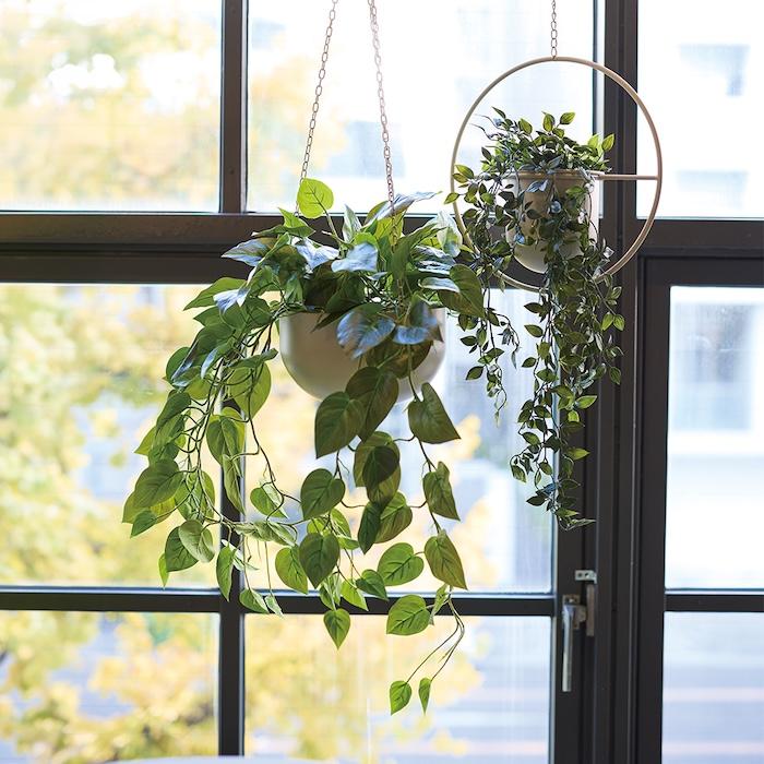 観葉植物 造花 ポトス 80cm 卓上 垂れ下がる フェイクグリーン 人工観葉植物 リアル 本物そっくり おしゃれ 高級 インテリア つる トイレ リビング 玄関 BROWN |  | 02