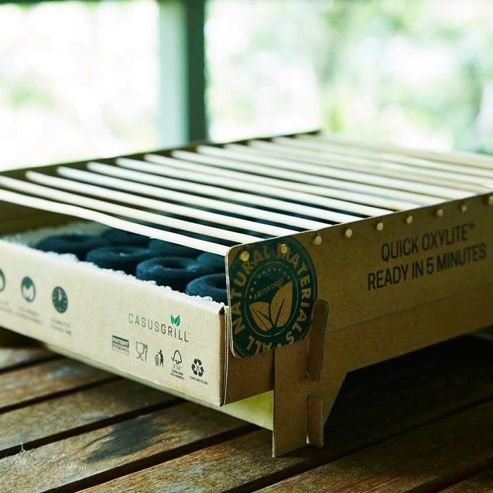 使い捨てBBQグリル 12個セット a+design クラフトグリル 着火5分 燃焼1