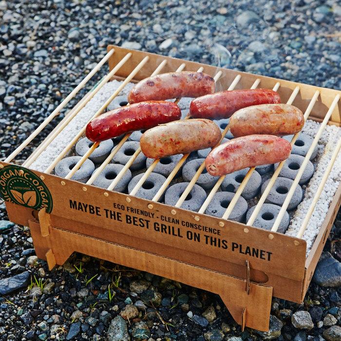 使い捨てBBQグリル 6個セット a+design クラフトグリル 着火5分 燃焼1