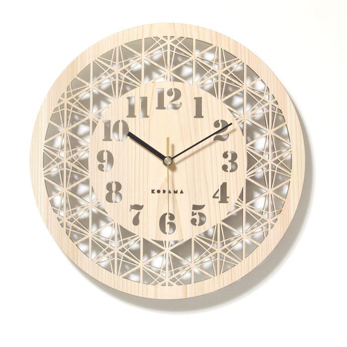 日本時計 巡 竜胆 壁掛け時計 おしゃれな国産ヒノキのインテリア 店舗 玄関 リビング 寝室 玄関 和室 和風 和柄 |  | 03