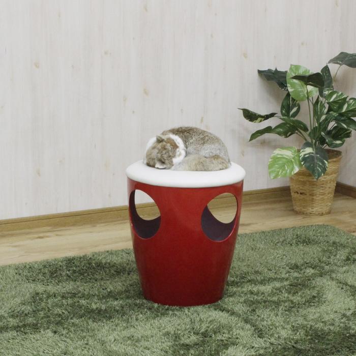 猫用 ねこスツール ネコちゃんの秘密基地 椅子 耐荷重80kg｜midoris｜05