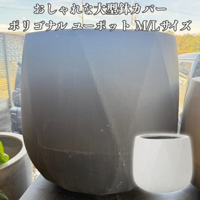 KONTON 鉢カバー おしゃれ 大型 ポリゴナル ユーポット 18号 13号
