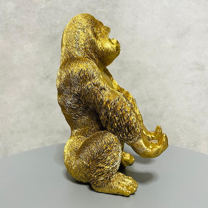 スマホスタンド 金ゴリラ 卓上 置物 おもしろ 動物 卓上 アニマル ギフト 可愛い おしゃれ インテリア 雑貨 スマホホルダー |  | 10