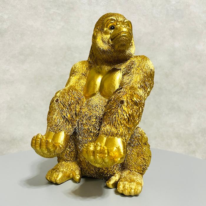 スマホスタンド 金ゴリラ 卓上 置物 おもしろ 動物 卓上 アニマル ギフト 可愛い おしゃれ インテリア 雑貨 スマホホルダー |  | 15