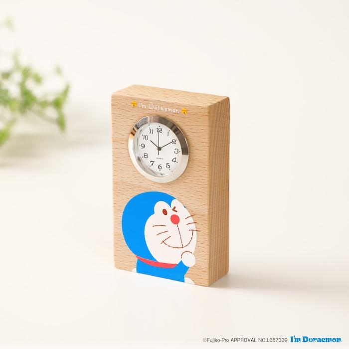 置き時計 木製 アイムドラえもん ウインク キャラクター おしゃれ