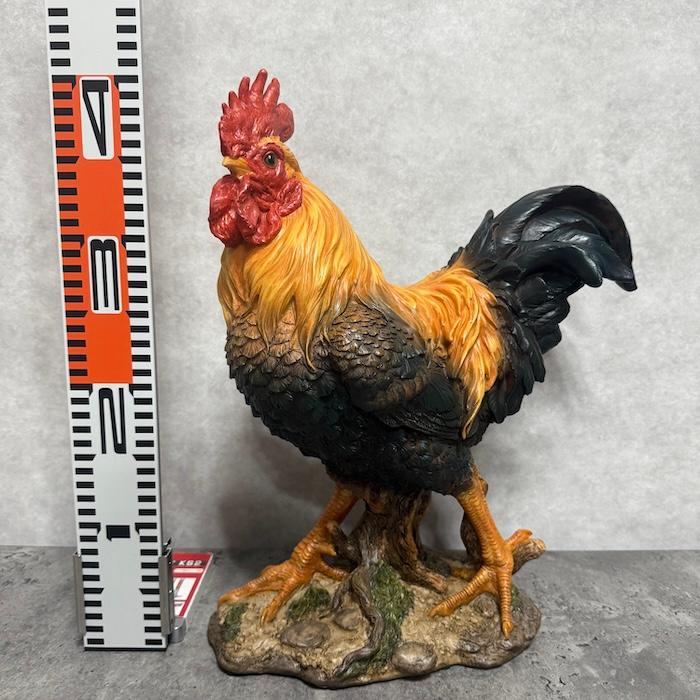 鳥 置物 オブジェ 北欧 動物 かわいい 特大ニワトリ 鶏 高さ40.5cm おしゃれ 玄関インテリア リアル 大型 ウービア |  | 11