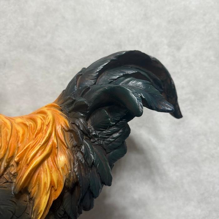 鳥 置物 オブジェ 北欧 動物 かわいい 特大ニワトリ 鶏 高さ40.5cm おしゃれ 玄関インテリア リアル 大型 ウービア |  | 13