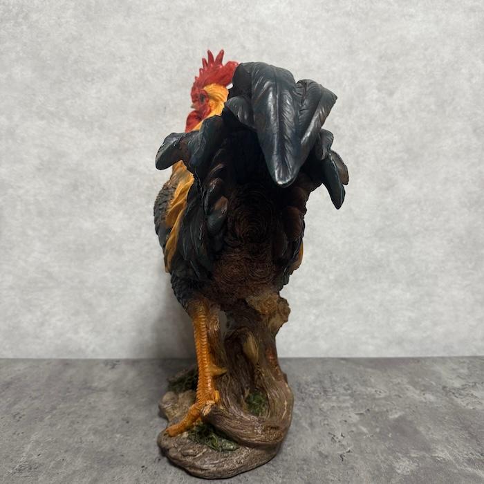 鳥 置物 オブジェ 北欧 動物 かわいい 特大ニワトリ 鶏 高さ40.5cm おしゃれ 玄関インテリア リアル 大型 ウービア |  | 16