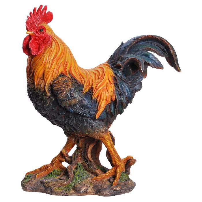 鳥 置物 オブジェ 北欧 動物 かわいい 特大ニワトリ 鶏 高さ40.5cm おしゃれ 玄関インテリア リアル 大型 ウービア |  | 04