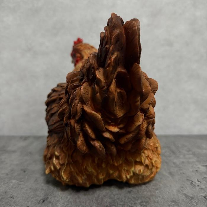 鳥 置物 オブジェ 北欧 動物 かわいい しゃがむ雌鶏 大 高さ19.5cm ニワトリ woobia おしゃれ 玄関インテリア リアル 大型 ウービア |  | 11