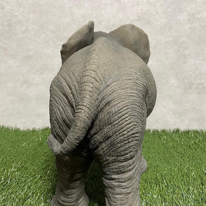 置物 動物 ゾウ 象 中 高さ37cm 縁起物 風水 woobia おしゃれ 大きい 玄関インテリア 庭 ガーデン かわいいオブジェ |  | 17