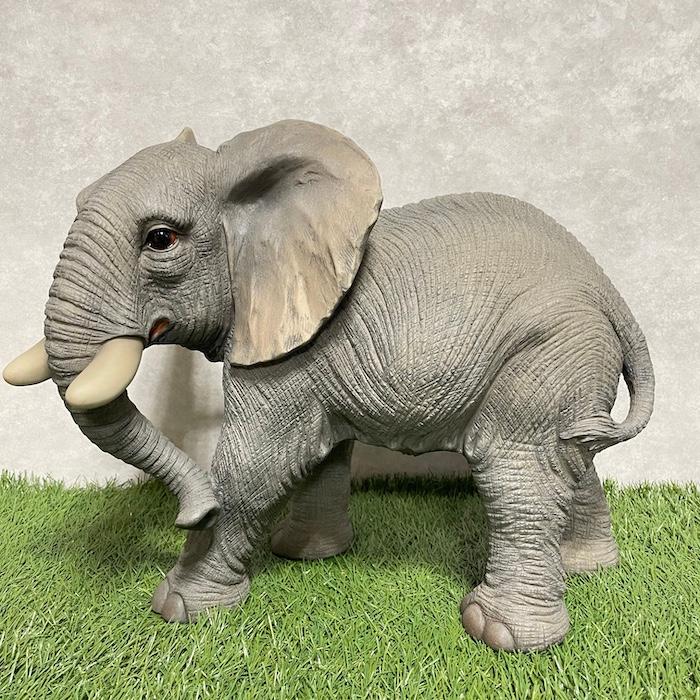 置物 動物 ゾウ 象 中 高さ37cm 縁起物 風水 woobia おしゃれ 大きい 玄関インテリア 庭 ガーデン かわいいオブジェ |  | 18