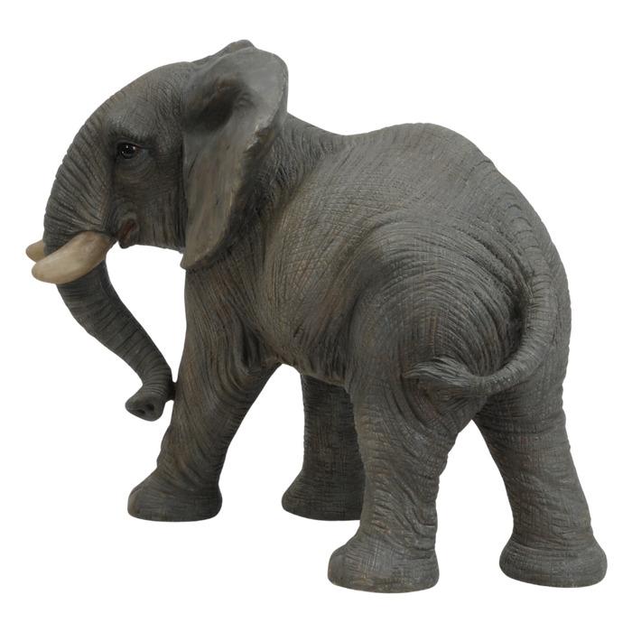 置物 動物 ゾウ 象 中 高さ37cm 縁起物 風水 woobia おしゃれ 大きい 玄関インテリア 庭 ガーデン かわいいオブジェ |  | 04