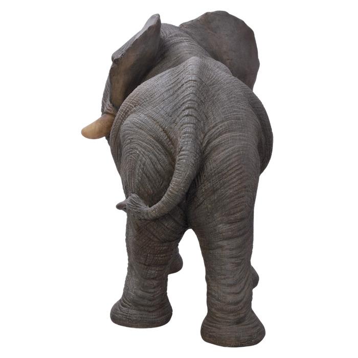 置物 動物 ゾウ 象 中 高さ37cm 縁起物 風水 woobia おしゃれ 大きい 玄関インテリア 庭 ガーデン かわいいオブジェ |  | 05