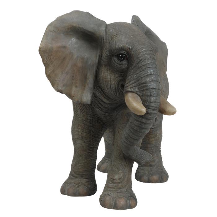 置物 動物 ゾウ 象 中 高さ37cm 縁起物 風水 woobia おしゃれ 大きい 玄関インテリア 庭 ガーデン かわいいオブジェ |  | 07