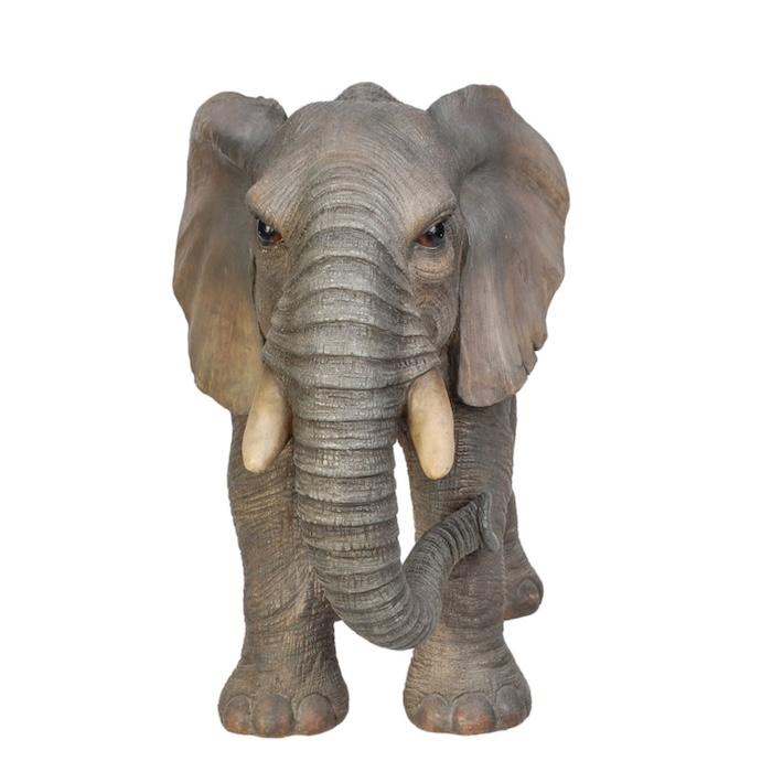 置物 歩くゾウ 象 高さ47cm 巨大オブジェ 縁起物 風水 woobia 動物 おしゃれ 大きい 玄関 インテリア 庭 かわいい 北欧 リアル 大型 面白い ウービア |  | 03