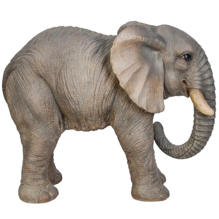 置物 歩くゾウ 象 高さ47cm 巨大オブジェ 縁起物 風水 woobia 動物 おしゃれ 大きい 玄関 インテリア 庭 かわいい 北欧 リアル 大型 面白い ウービア |  | 05