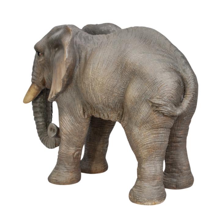 置物 歩くゾウ 象 高さ47cm 巨大オブジェ 縁起物 風水 woobia 動物 おしゃれ 大きい 玄関 インテリア 庭 かわいい 北欧 リアル 大型 面白い ウービア |  | 06