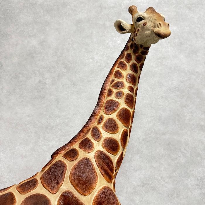 置物 動物 キリン 大 高さ81cm woobia おしゃれ 大きい 玄関