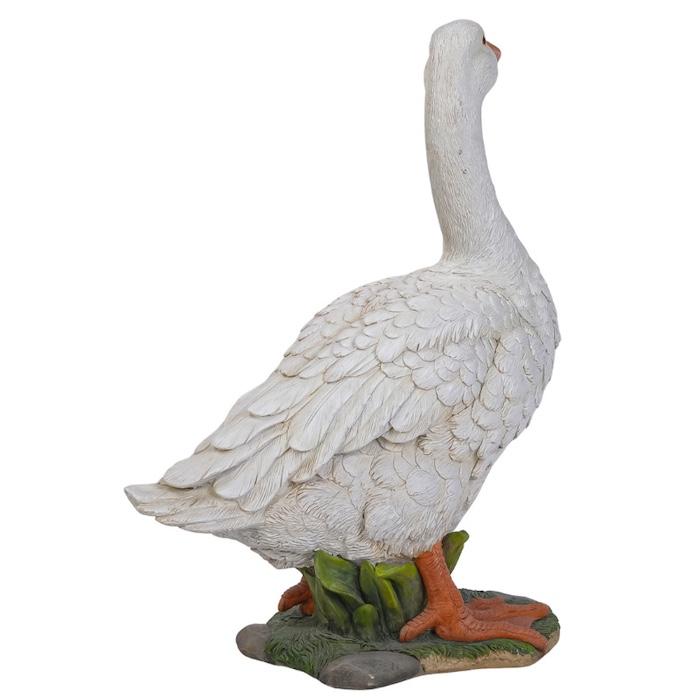 鳥 置物 オブジェ 北欧 動物 かわいい ガチョウ グッズ 高さ40.5cm woobia おしゃれ 玄関インテリア リアル 大型 ウービア |  | 04