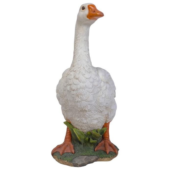 鳥 置物 オブジェ 北欧 動物 かわいい ガチョウ グッズ 高さ40.5cm woobia おしゃれ 玄関インテリア リアル 大型 ウービア |  | 06