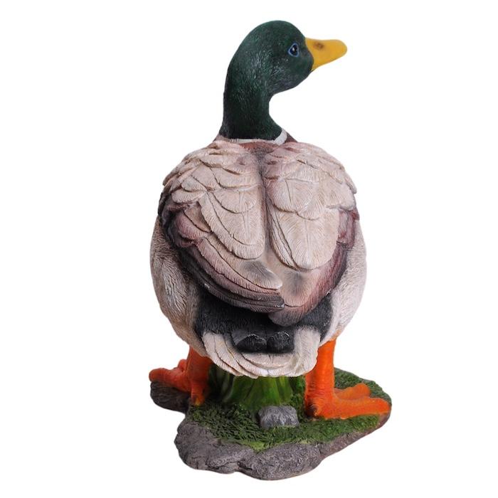 鳥 置物 オブジェ 北欧 動物 かわいい マガモ 大 グッズ 高さ28.3cm woobia おしゃれ 玄関インテリア リアル 大型 ウービア |  | 03