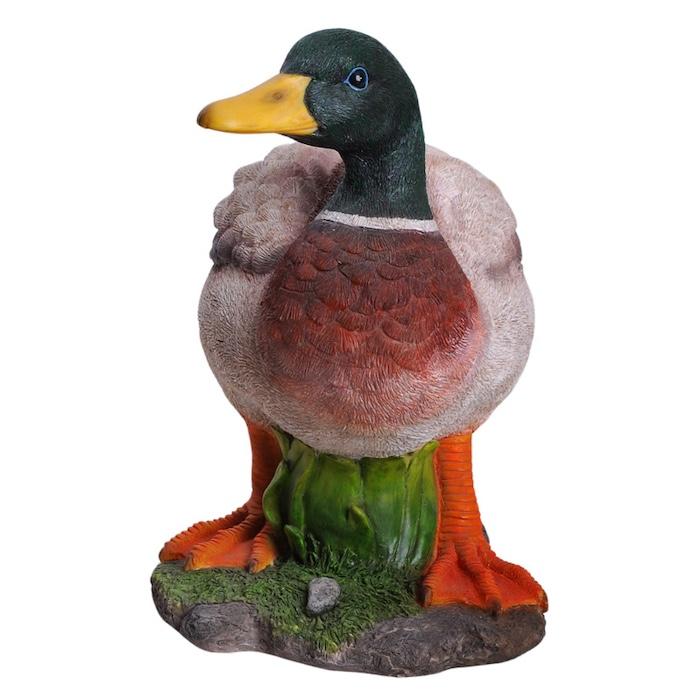 鳥 置物 オブジェ 北欧 動物 かわいい マガモ 大 グッズ 高さ28.3cm woobia おしゃれ 玄関インテリア リアル 大型 ウービア |  | 04