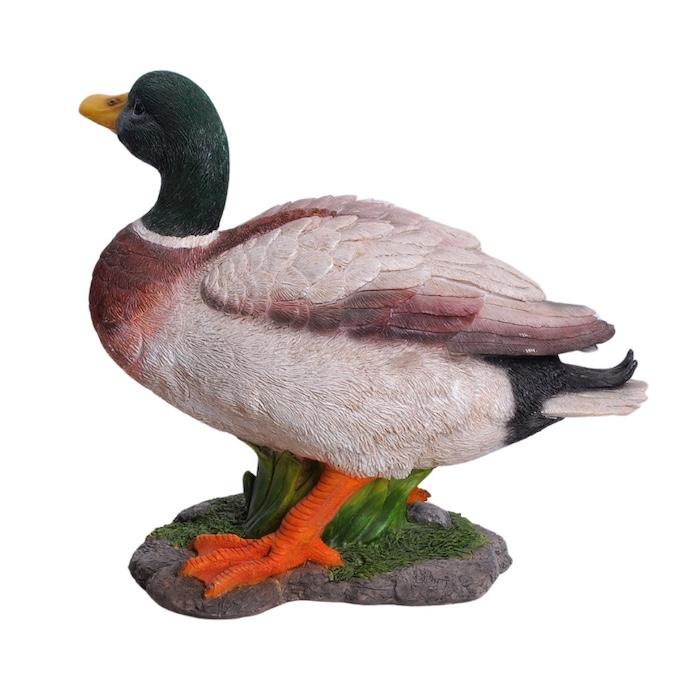 鳥 置物 オブジェ 北欧 動物 かわいい マガモ 大 グッズ 高さ28.3cm woobia おしゃれ 玄関インテリア リアル 大型 ウービア |  | 05