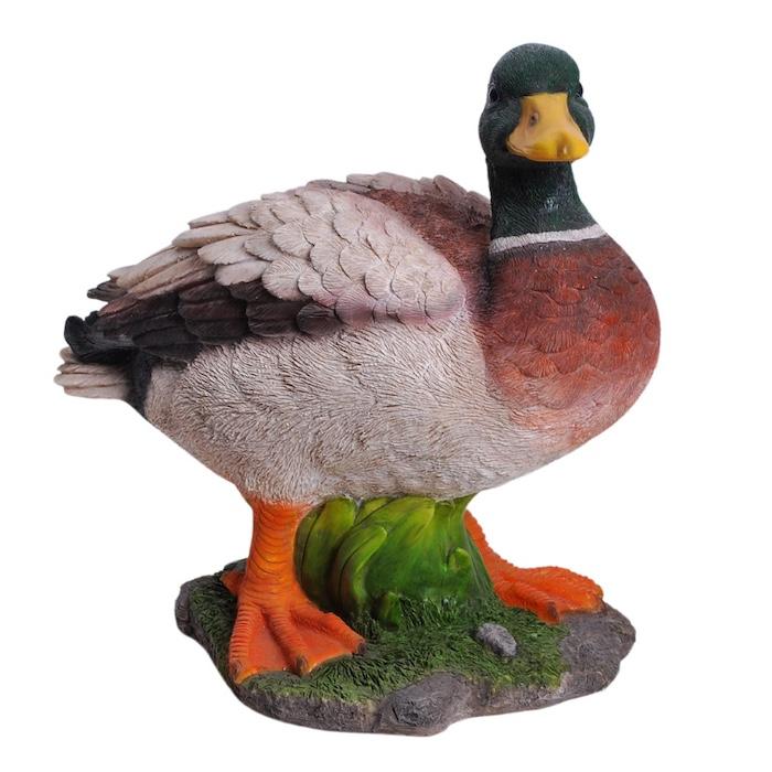 鳥 置物 オブジェ 北欧 動物 かわいい マガモ 大 グッズ 高さ28.3cm woobia おしゃれ 玄関インテリア リアル 大型 ウービア |  | 06