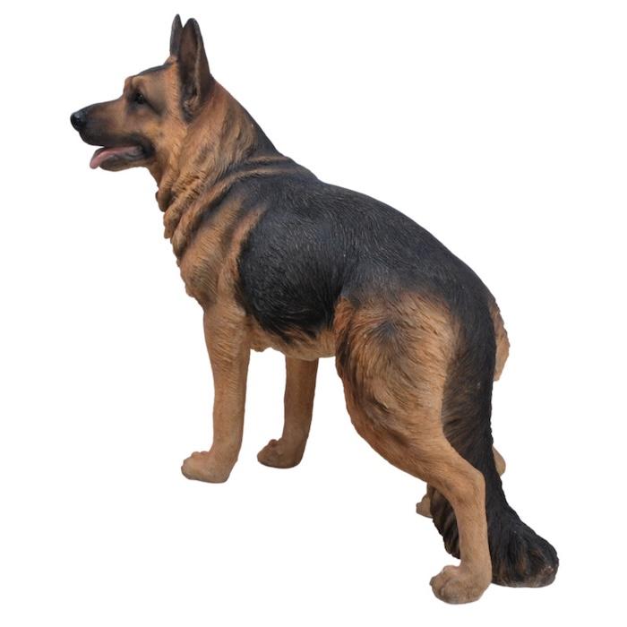 犬 置物 大型 動物 立ち止まる ジャーマンシェパード 大 横幅70cm 巨大オブジェ woobia おしゃれ 大きい 玄関 インテリア 庭 ガーデン 北欧 リアル ウービア | WOOBIA | 03