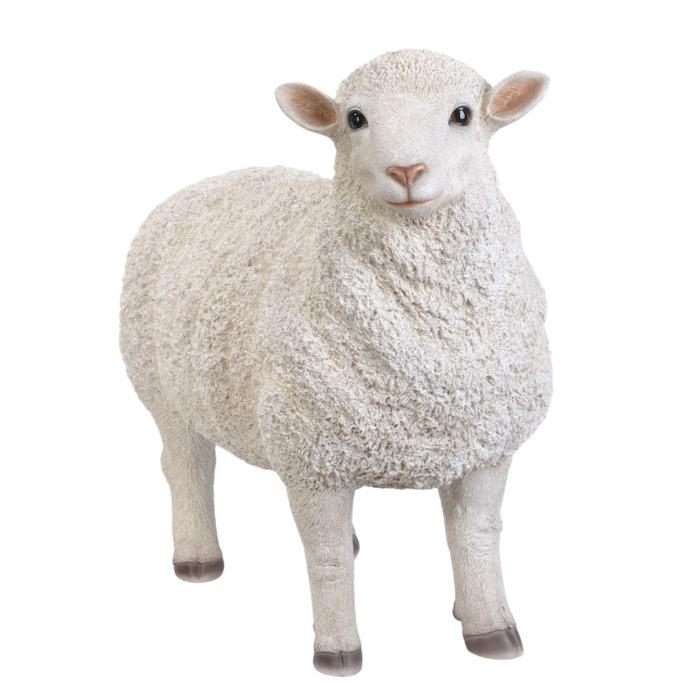 置物 見つめる羊 大 高さ62.5cm おしゃれ 大きい 玄関 インテリア 庭