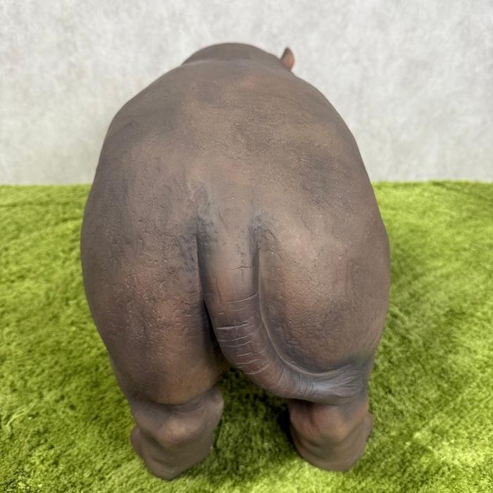 置物 カバ 大 高さ37cm 巨大オブジェ woobia 動物 おしゃれ 大きい 玄関 インテリア 庭 かわいい 北欧 リアル 大型 面白い ウービア |  | 06