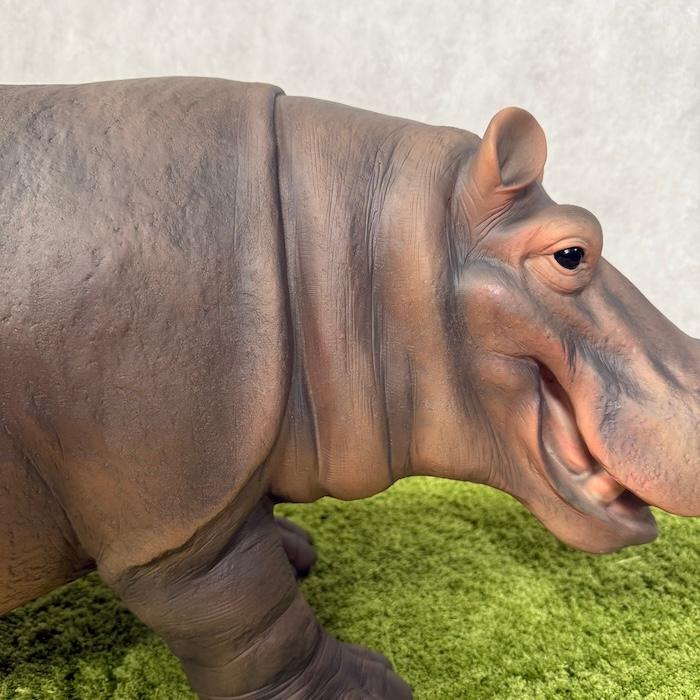 置物 カバ 大 高さ37cm 巨大オブジェ woobia 動物 おしゃれ 大きい 玄関 インテリア 庭 かわいい 北欧 リアル 大型 面白い ウービア |  | 09