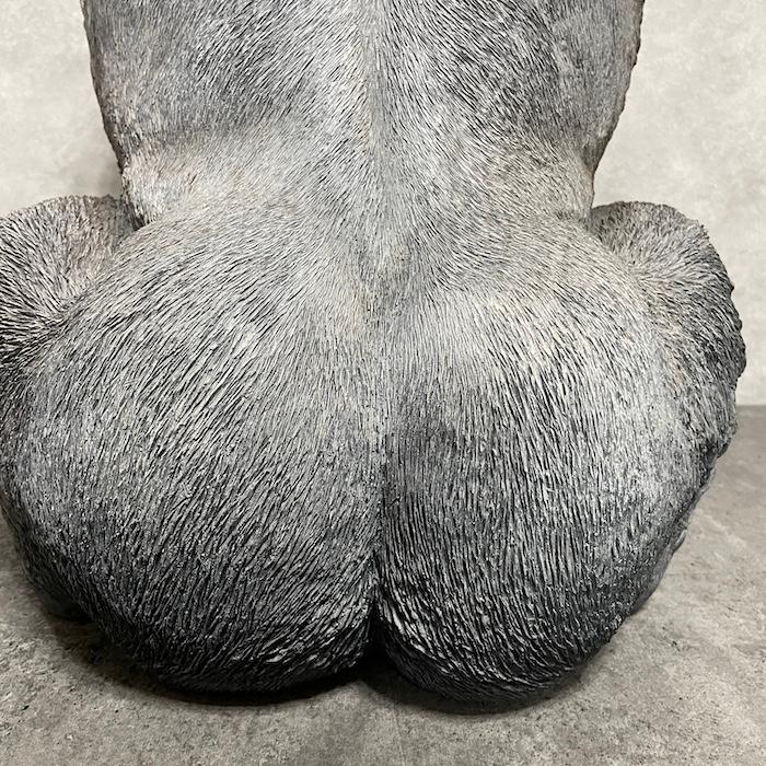 シルバーバック デカ黒ゴリラ 高さ53cm 置物 かわいい 動物 玄関 おしゃれ インテリア ガーデンオーナメント woobia |  | 10