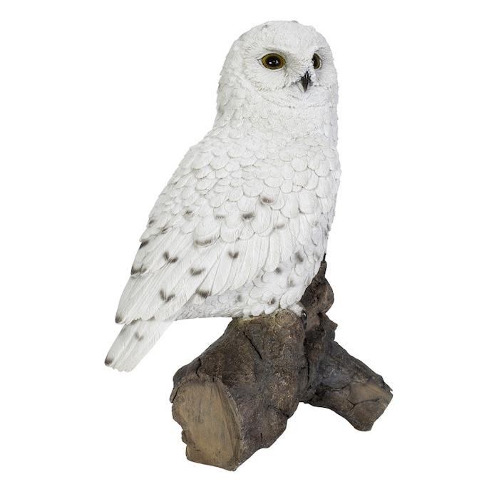 鳥 置物 オブジェ 北欧 動物 かわいい 切り株にとまるユキタカ 高さ33cm woobia おしゃれ 玄関インテリア かわいい 大型 ウービア |  | 06