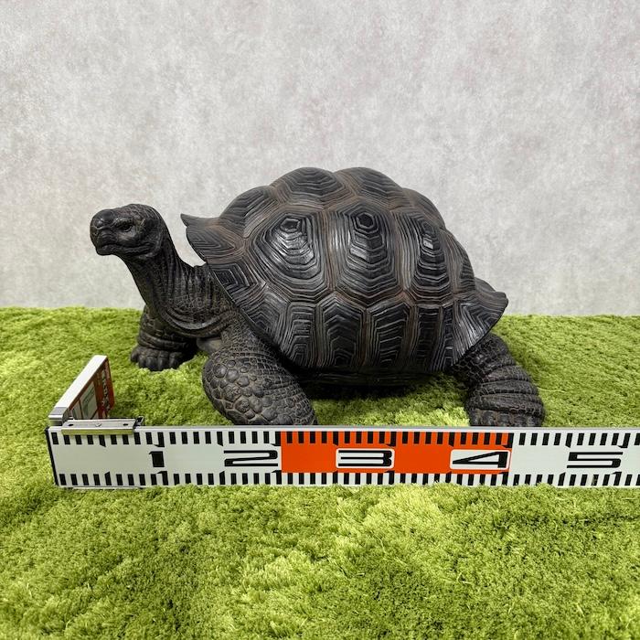 置物 動物 首を伸ばすカメ 大 高さ26.5cm 亀 woobia おしゃれ 大きい