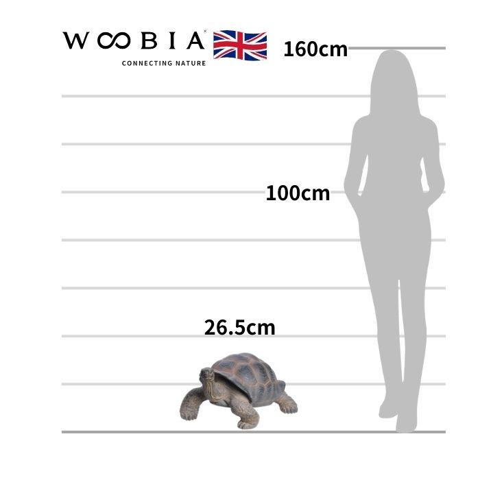 置物 動物 首を伸ばすカメ 大 高さ26.5cm 亀 woobia おしゃれ 大きい