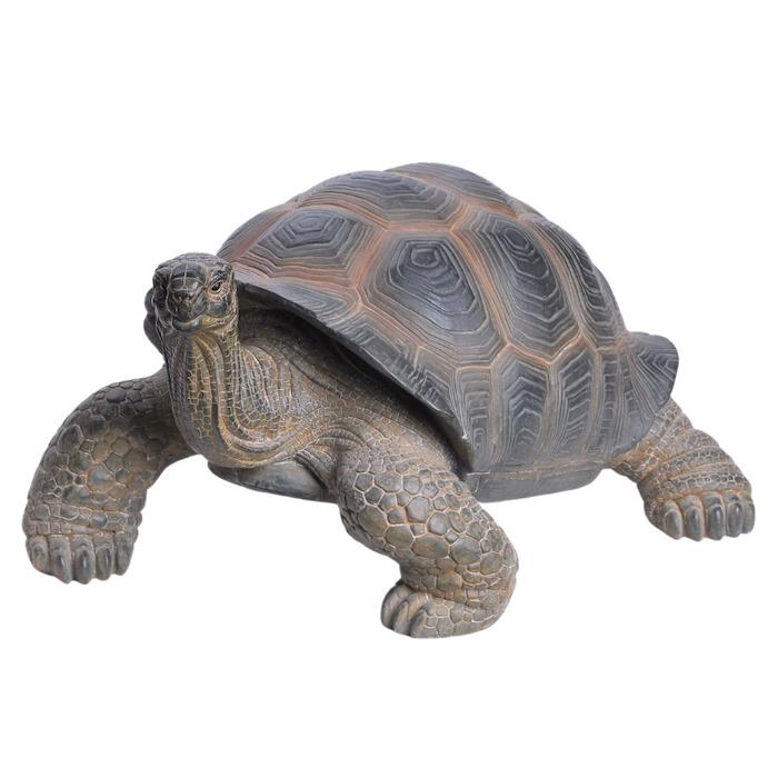 置物 動物 首を伸ばすカメ 大 高さ26.5cm 亀 woobia おしゃれ 大きい