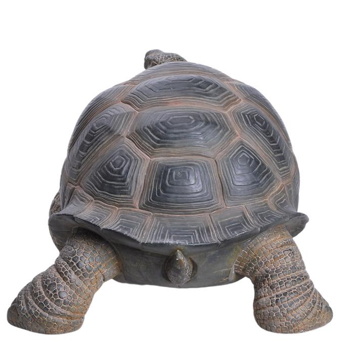 置物 動物 首を伸ばすカメ 大 高さ26.5cm 亀 woobia おしゃれ 大きい