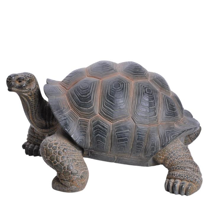 本物そっくり ガラパゴス 幅6.5インチ 風水 安定と幸運の護符 幸運カメの置物 置物 動物 首を伸ばすカメ 大 高さ26.5cm 亀 woobia おしゃれ 大きい