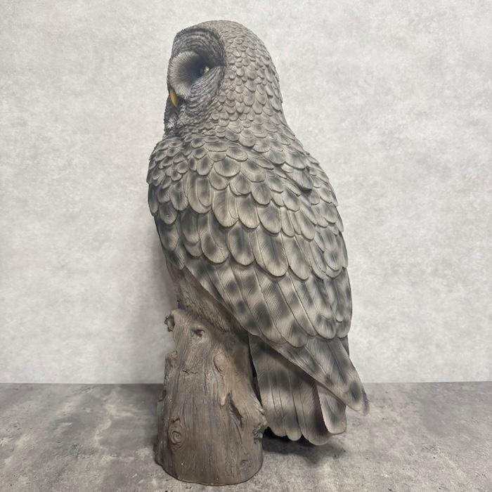 WOOBIA（ウービア） 置物 鳥 かわいい オブジェ 北欧 動物 切り株に