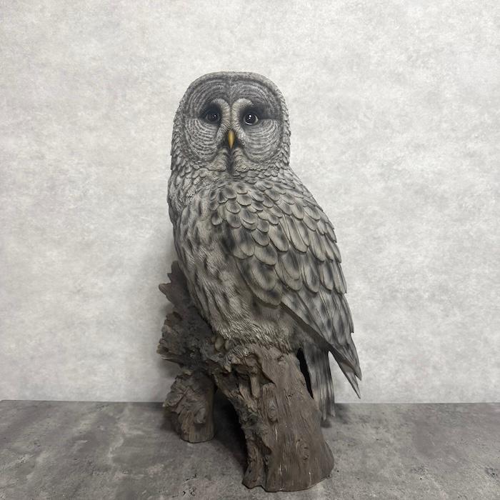 WOOBIA（ウービア） 置物 鳥 かわいい オブジェ 北欧 動物 切り株に